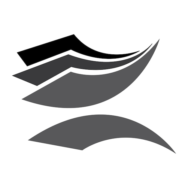 Paper icon logo vector design template