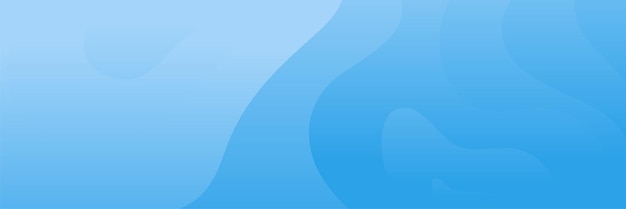 Paper layer Blue Abstract Geometric Wide Banner Design Background
