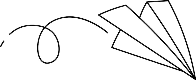 Paper Plane Doodle