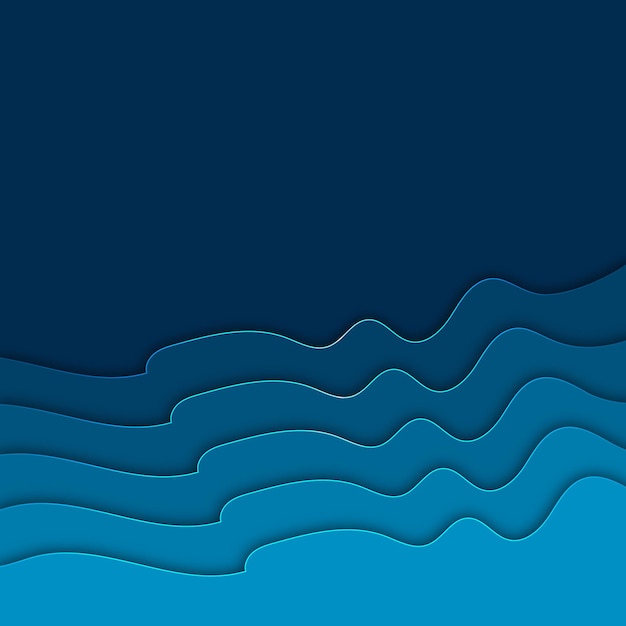 papercut 3d style minimal abstract background dynamic shape wavy gradient wallpaper