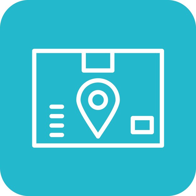 parcel tracking vector icon illustration of delivery and logistics iconset