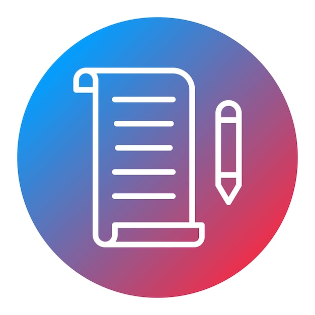 Parchment icon vector image Can be used for Literature