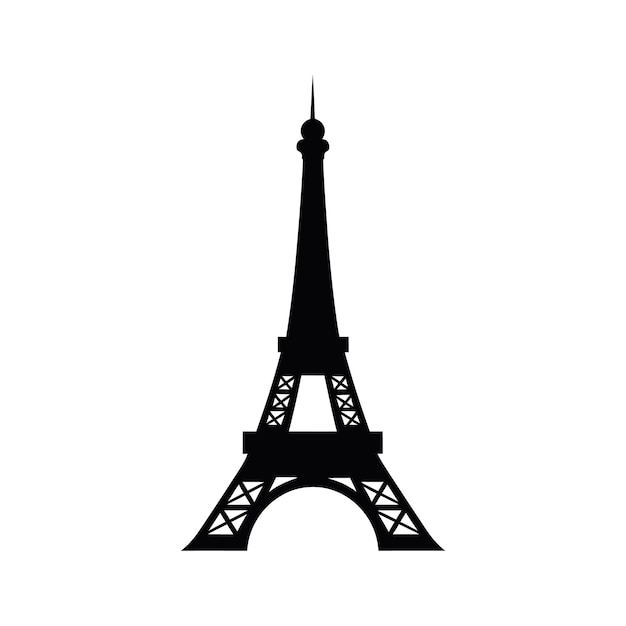 Paris Eiffel Tower Vector Element for Designers