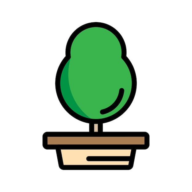 Park tree icon