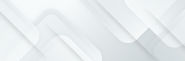 Parlak çizgili şık, soyut beyaz banner arka planı