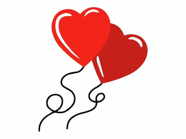 Party Celebrate with Love Red Balloon
