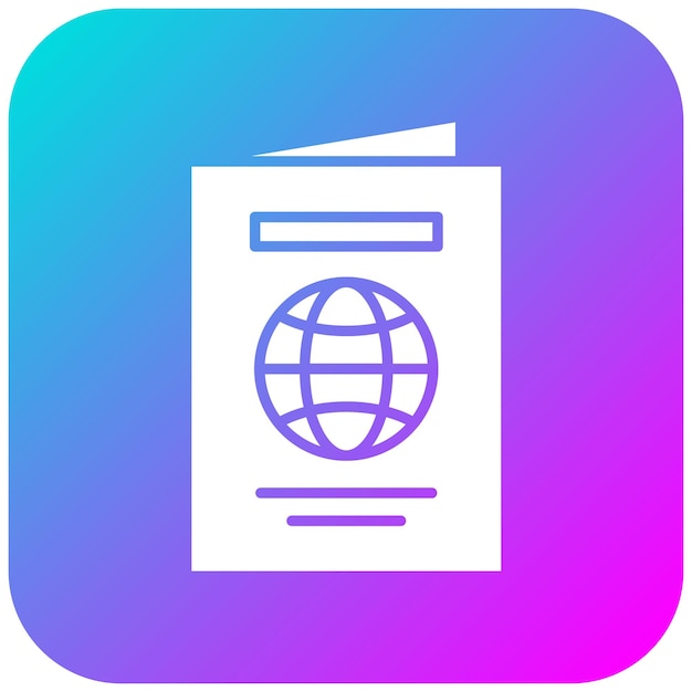 Passport vector icon Can be used for Immigration iconset