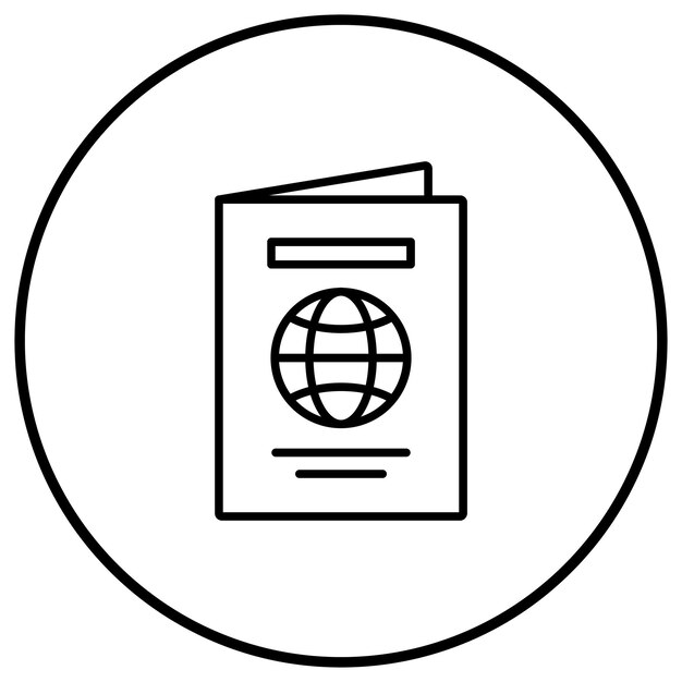 Passport vector icon Can be used for Immigration iconset