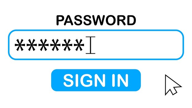 Password filling interface
