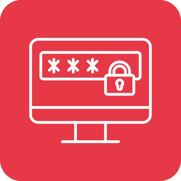 password icon vector image can be used for web hosting