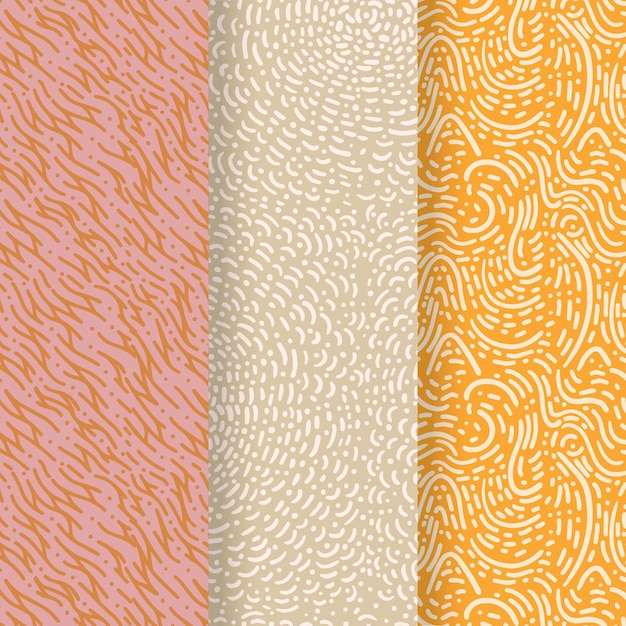 Pastel coloured lines seamless pattern template