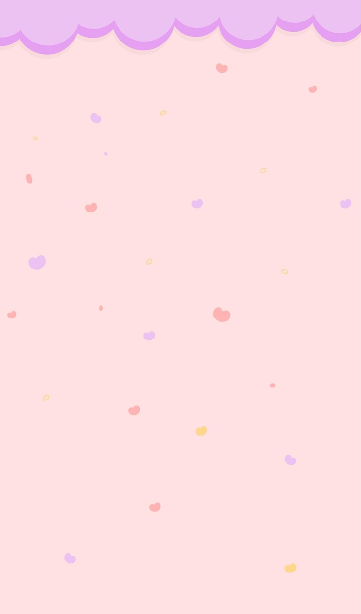 Vektor pastel pink and purple heart pattern with a soft background