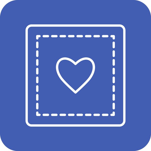 Patch icon vector image Can be used for Sewing