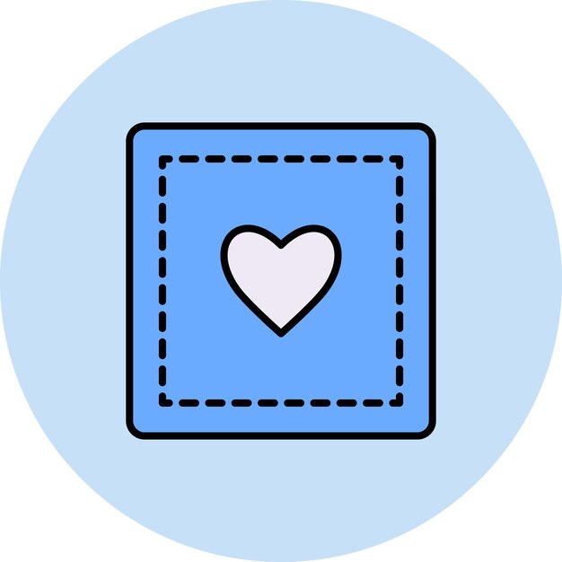 Patch icon vector image Can be used for Sewing