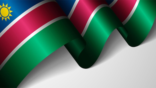 patriotic background with flag of namibia an element of impact for the use you want to make of it