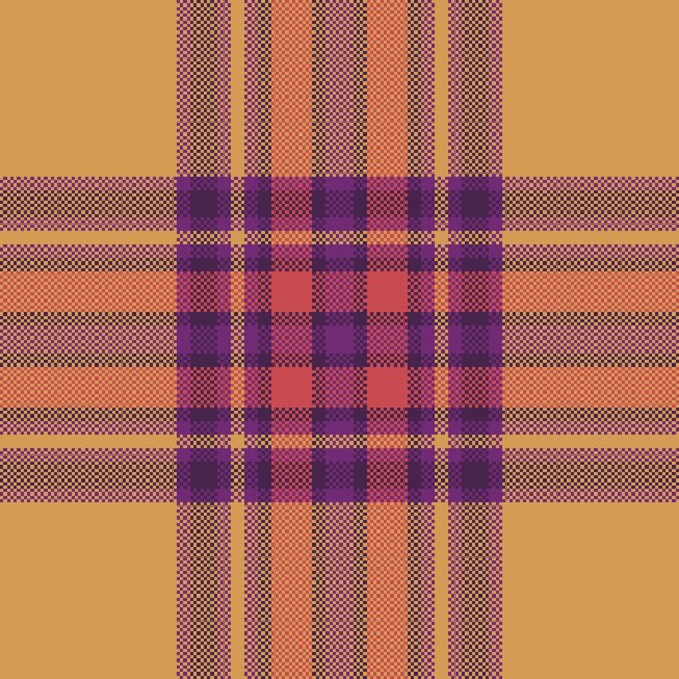 Pattern check textile of background texture tartan with a fabric plaid vector seamless