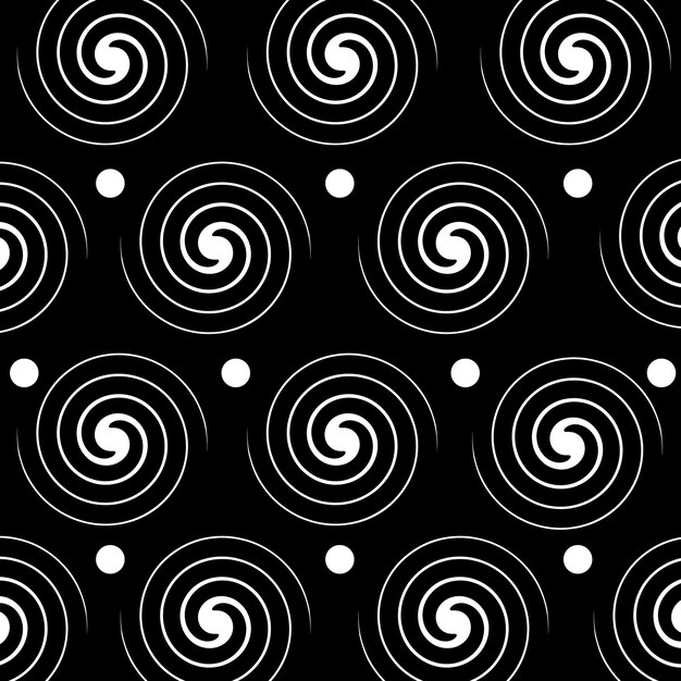 pattern circle black and white collection vector design