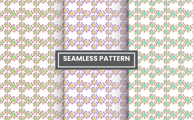 Pattern design with vector shape organic Free vector hand drawn vintage floral pattern