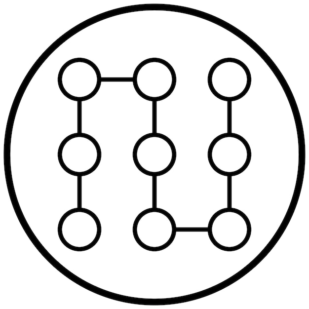 Pattern Lock Icon Style