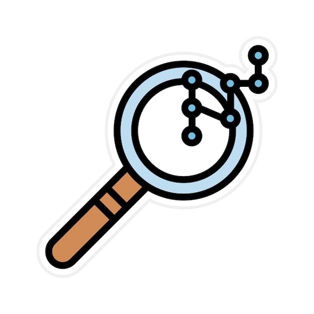 pattern recognition icon vector image can be used for biometrics