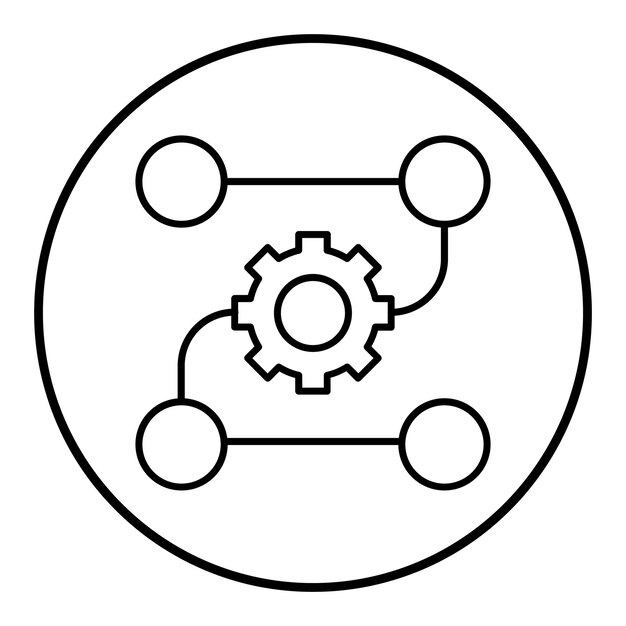 pattern system vector icon can be used for data analytics iconset