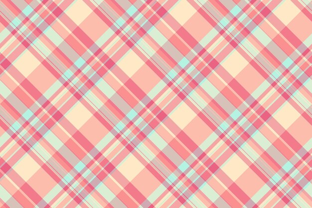Pattern textile background of vector seamless check with a plaid fabric texture tartan