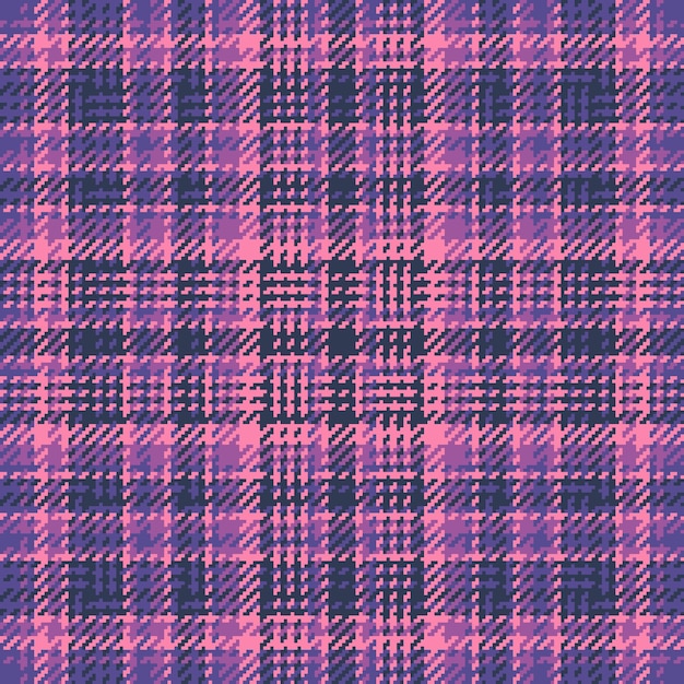 Pattern texture check of textile seamless vector with a tartan background plaid fabric