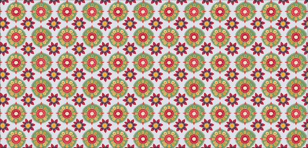 pattern with colorful confetti vector pattern seamless pattern with flowers