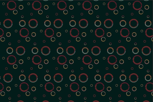Pattern with geometric elements in retro tones gradient abstract background
