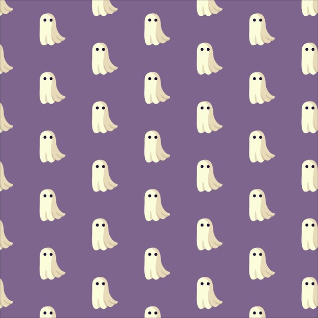 Patterns with Cute Ghosts