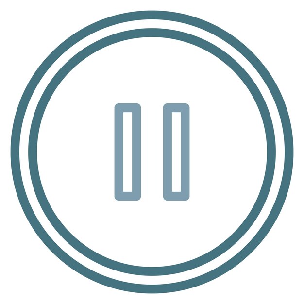 pause button icon vector image can be used for instrument