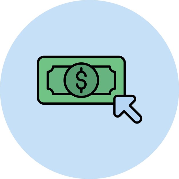 Pay Per Click Flat Illustration