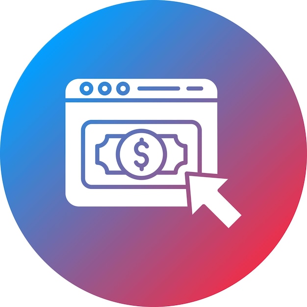 Pay Per Click icon vector image Can be used for Marketing