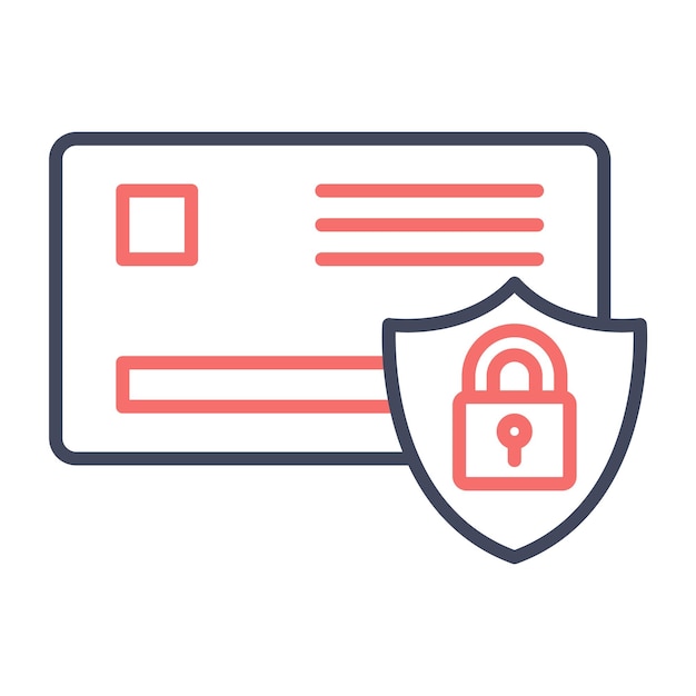 Payment Security Vector Illustration Style