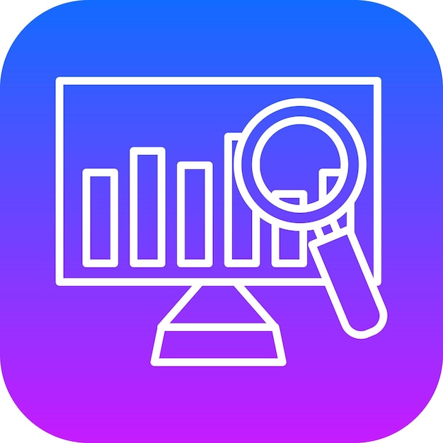 Pazar İstatistikleri Vektör İllüstrasyon
