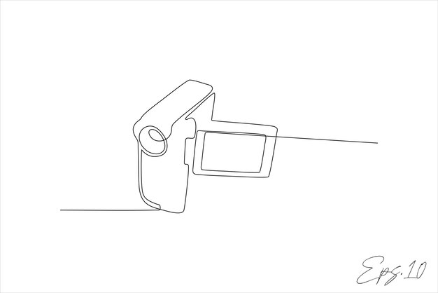 Pcontinuous line handycam camera