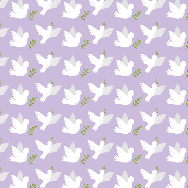 peaceful dove to worldwide harmony element background