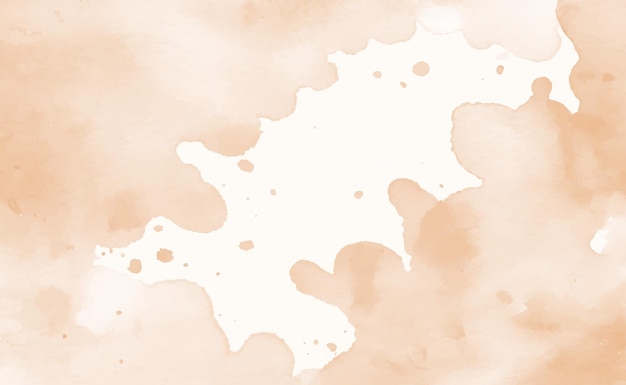 peach abstract watercolor texture background vector beige watercolour pattern