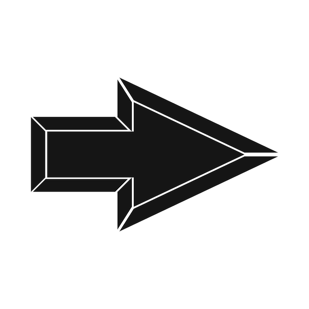 Pekarikon i enkel stil isolerad på vit bakgrund Klicka och välj symbol