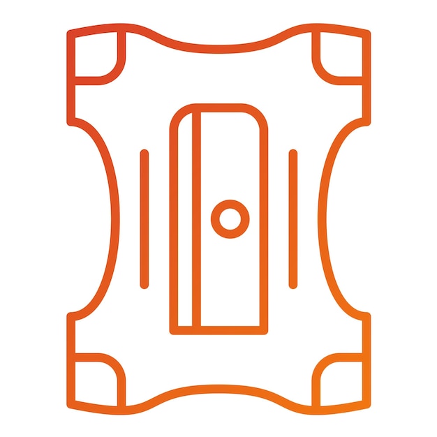 pencil sharpener icon style