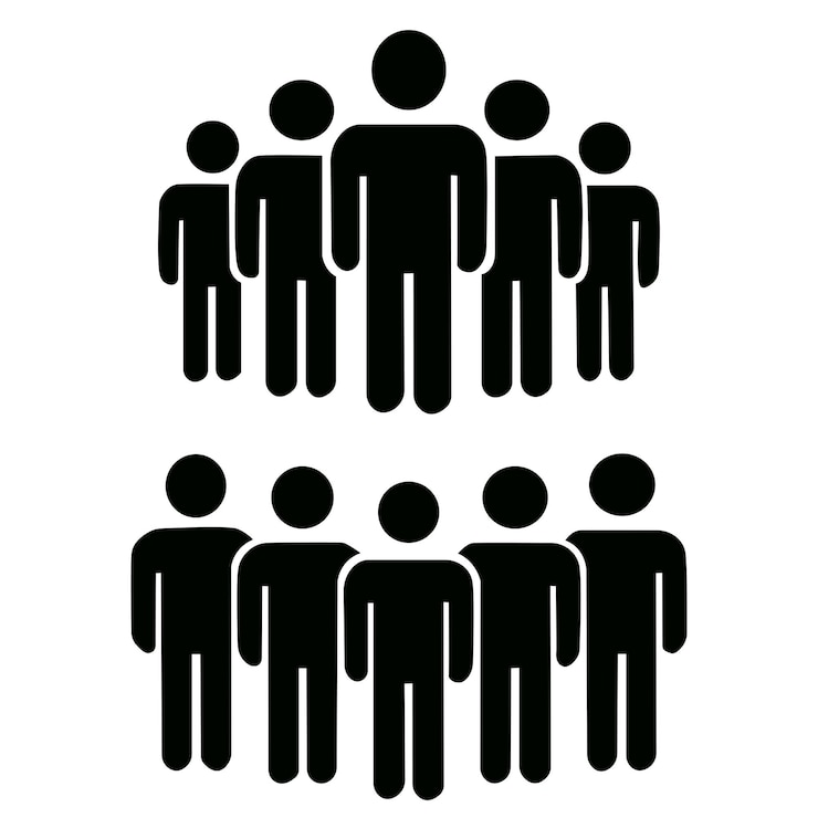Vektör people icon vector image