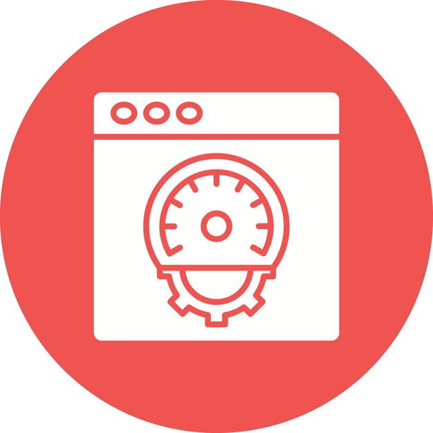 performance icon vector image can be used for user experience