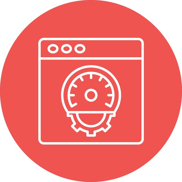 performance icon vector image can be used for user experience