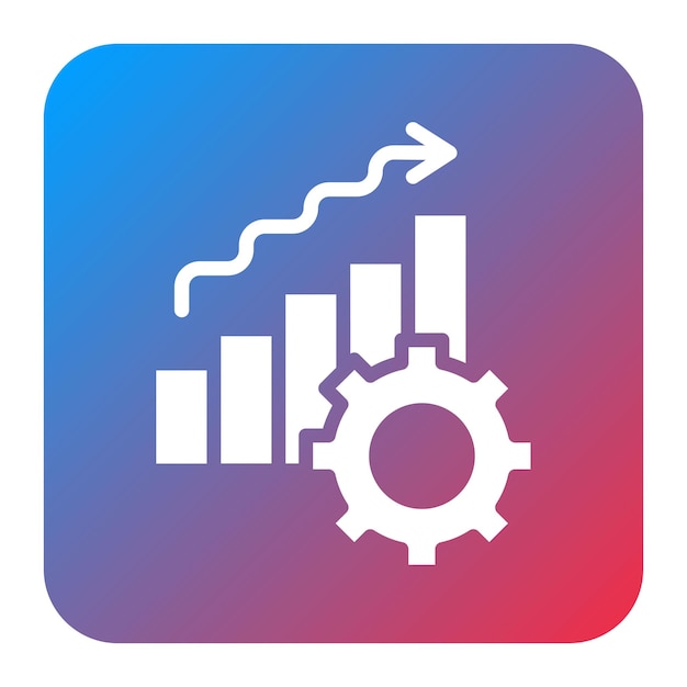 performance metrics icon vector image can be used for action plan