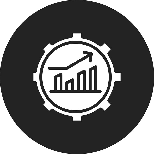 performance metrics icon vector image can be used for business performance