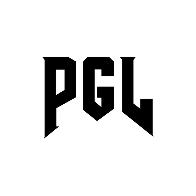 PGL letter logo design for technology company PGL logo design black and white color combination PGL logo PGL vector PGL design PGL icon PGL alphabet PGL typography logo design