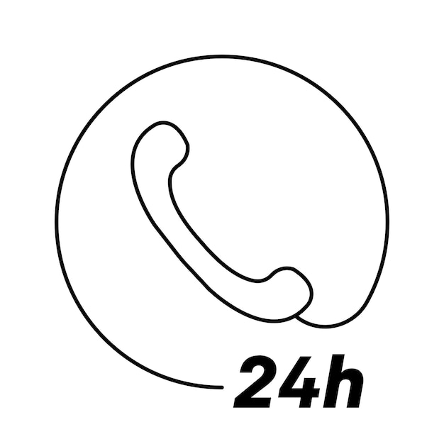 phone icon in trendy flat style isolated on white background telephone symbol vector illustration