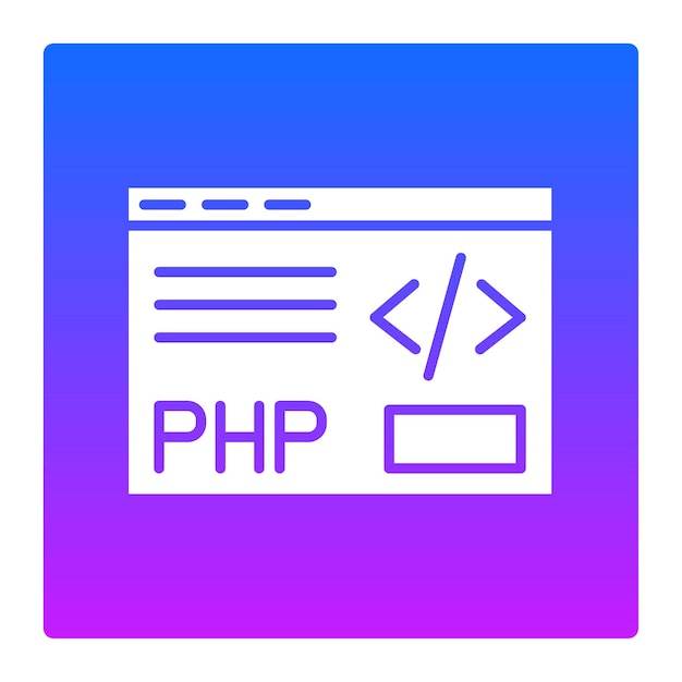 php coding icon