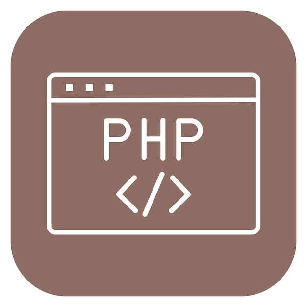 php coding vector illustration