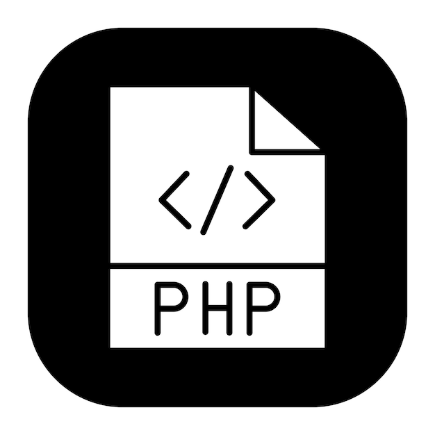 php file vector illustration